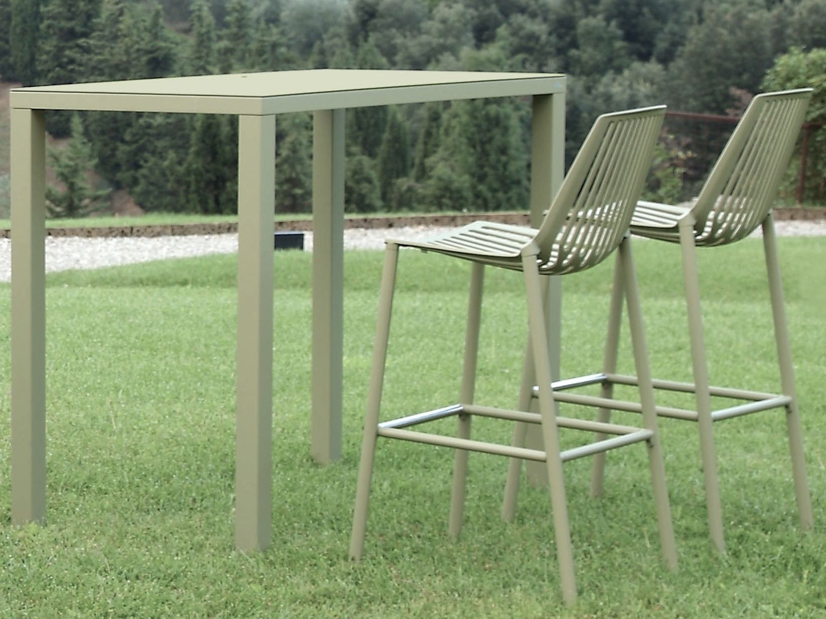 Высокий садовый стул с подставкой для ног FAST Omnia Selection ARCH-00117621 - Вид №1