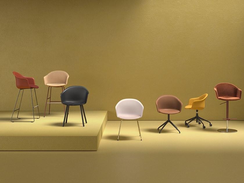 arrmet Вращающийся стул на козелке из ткани Máni armshell fabric sun-id-1429498 - Вид №1