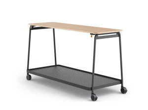 Высокий стол с колесами