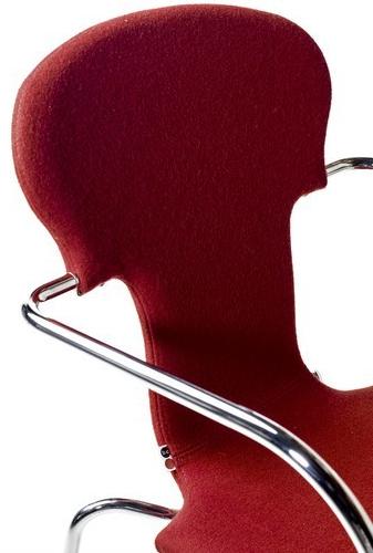 BD Barcelona Design Стул из мягкой ткани sun-id-1453952 - Вид №1