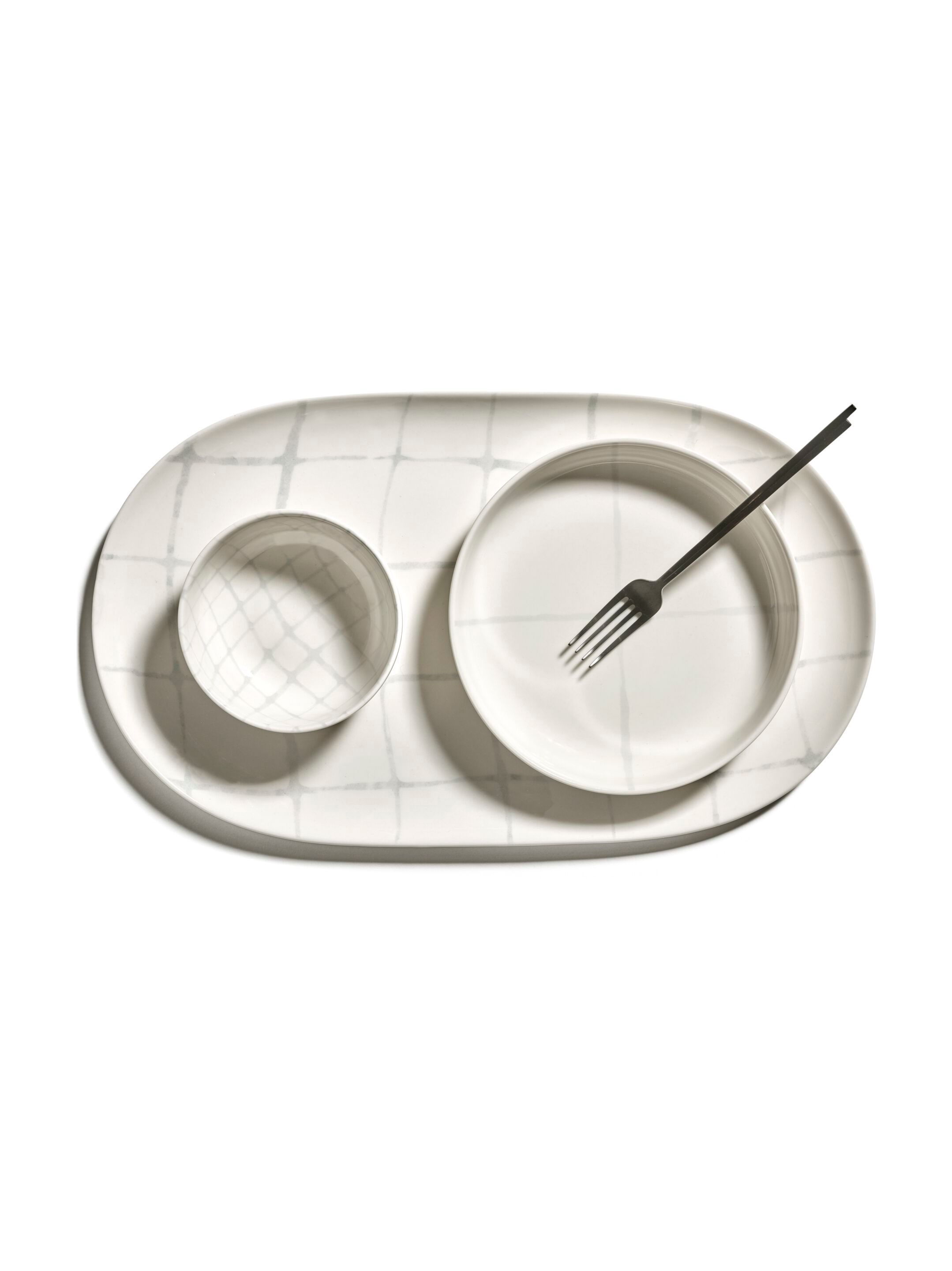 Овальная фарфоровая сервировочная тарелка Serax Zuma ARCH-00140547 - Вид №6