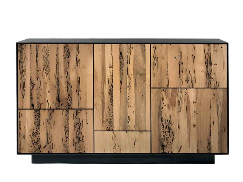 Шкаф из массива дерева и планки с железной рамой Riva 1920 Rialto ARCH-00110944