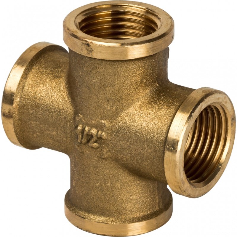 Крестовина ВР 1/2" латунь STOUT SFT0030000012 - Вид №2