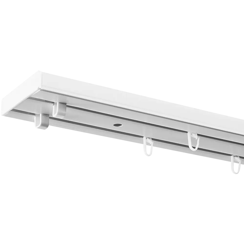 INSPIRE Двухрядный потолочный карниз для гардин и тюля 300 см 87768918 STLM-0836848