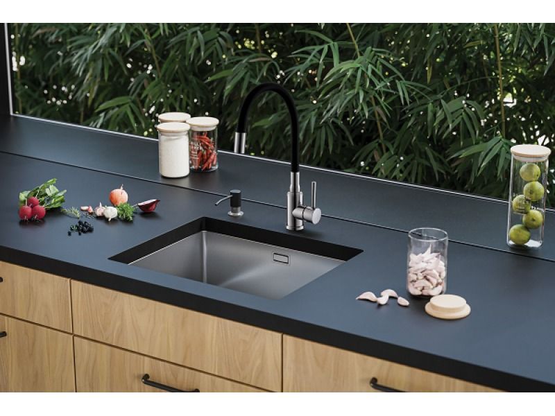 Смеситель кухонный  Alveus Flexa BLACK 1147056 - Вид №1