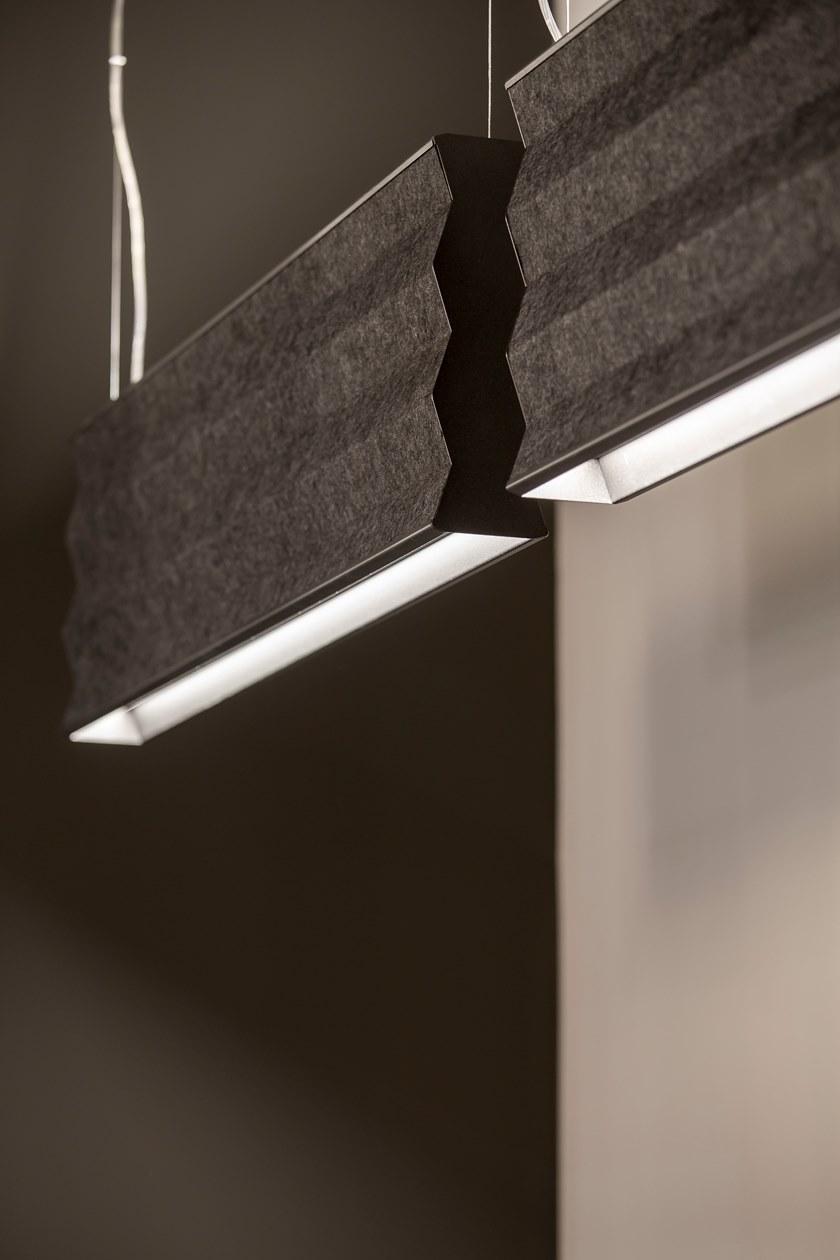 PANZERI Звукопоглощающий подвесной светильник Zigzag sun-id-1385096 - Вид №3