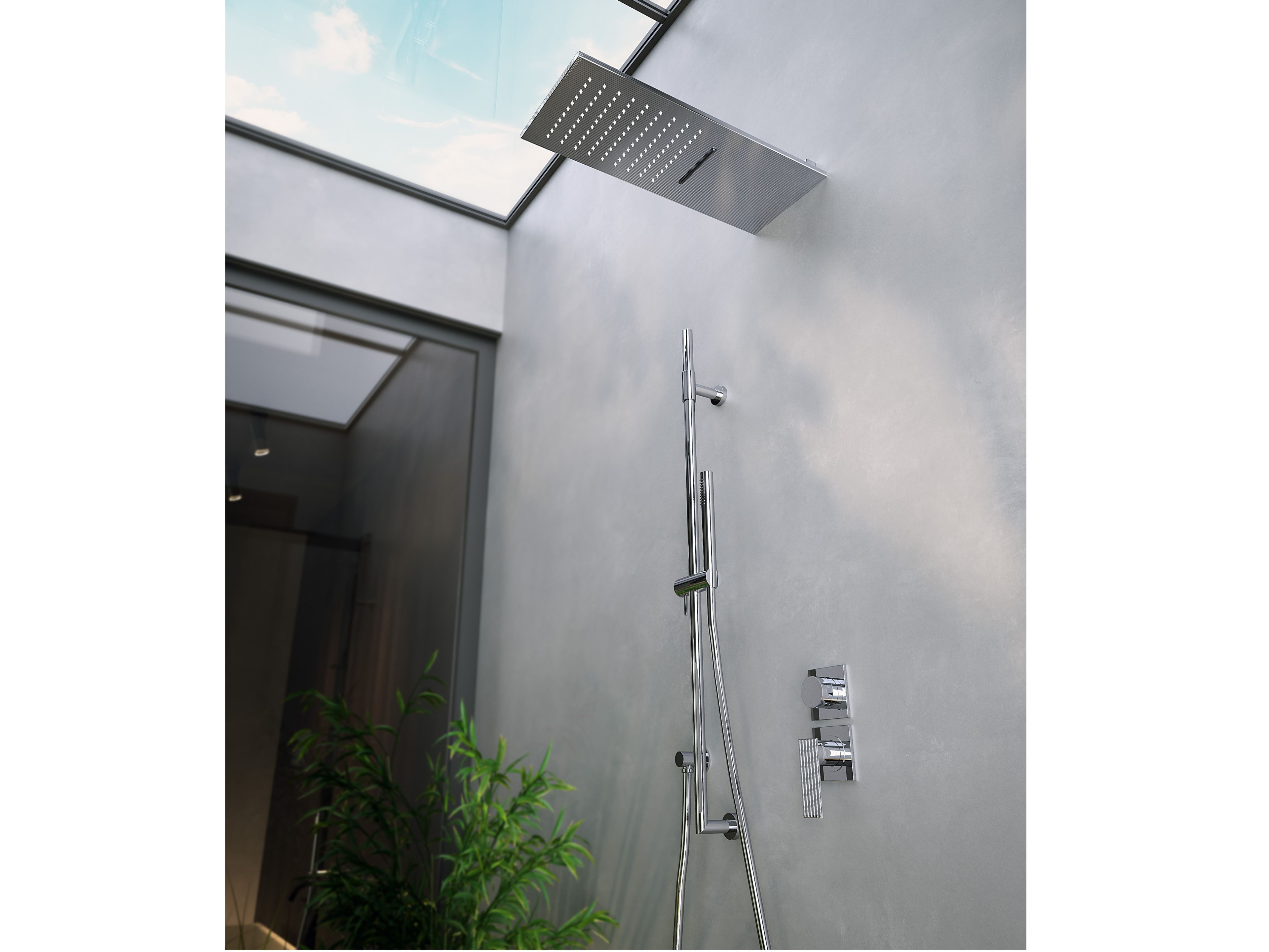 Набор для душа из латуни с ручным душем Rubinetterie Treemme ARCH-00090012 - Вид №1