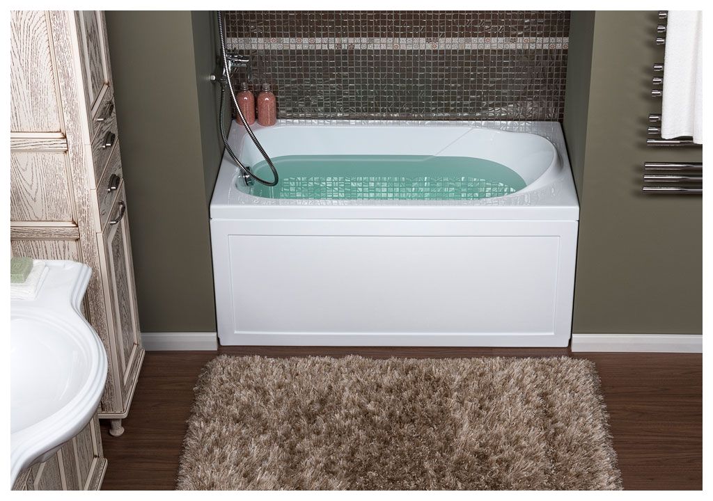Акриловая ванна Aquanet West 120x70 (+ шторка Aquanet Alfa 4 NF6222-pivot) 0020405000196049 - Вид №7