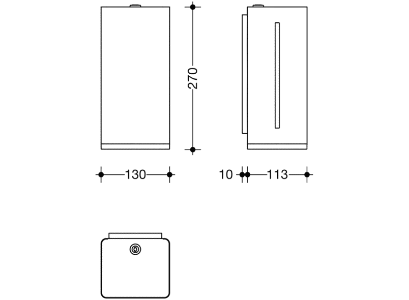 805.06.115 Сенсорный электронный дозатор мыла HEWI Berührungslose Spender  - Вид №6