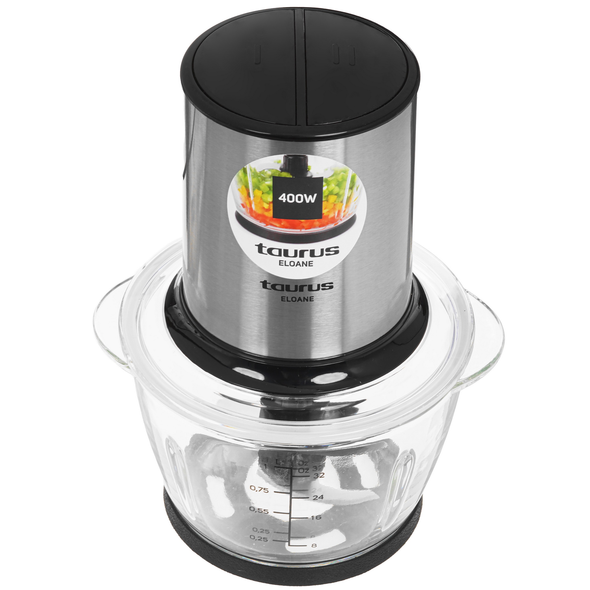 9918794 Измельчитель  Taurus Eloane серебристый STDN-0032513
