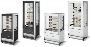 ISA Холодильная витрина на колесиках для витрин с мороженым