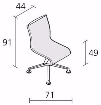Alias Поворотный офисный стул Frame sun-id-1379084 - Вид №4