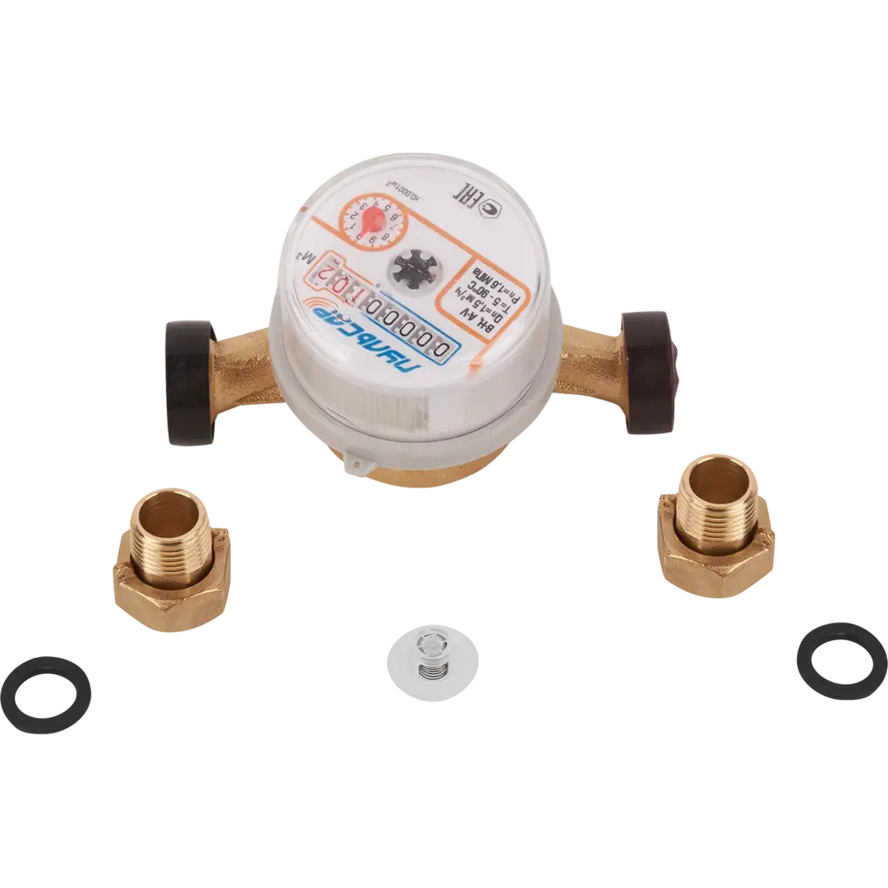 Счетчик воды Пульсар универсальный для холодного и горячего водоснабжения 89086293 STLM-0078189 - Вид №2
