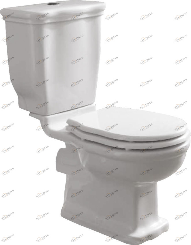 Унитаз-компакт BelBagno BOHEME горизонтальный выпуск Компакт унитаз с бачком Белый BELBAGNO Boheme Китай