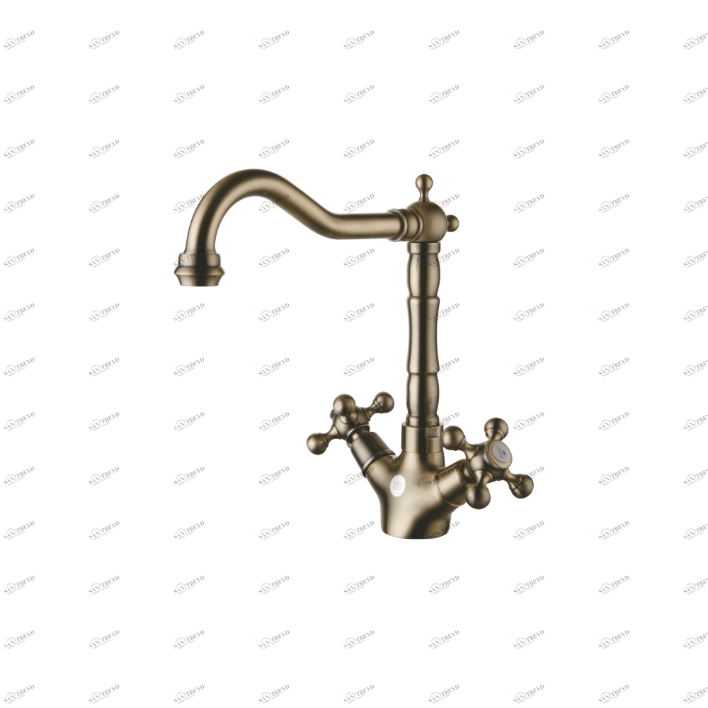 GZ 09022D Смеситель для кухни двухвентильный Ganzer Бронза Ganzer Германия 13956