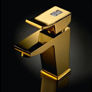 Однорычажный смеситель для раковины с клапаном клик-клак 56.004G MAIER SURF DIAMOND