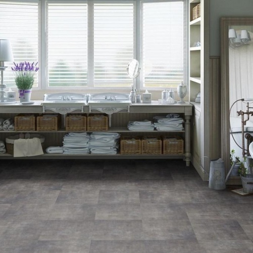 Виниловый ламинат Tarkett Lounge Concrete Дизайнерский с брашью (Текстурированная) 457,2х457,2 мм 1000901222 - Вид №1