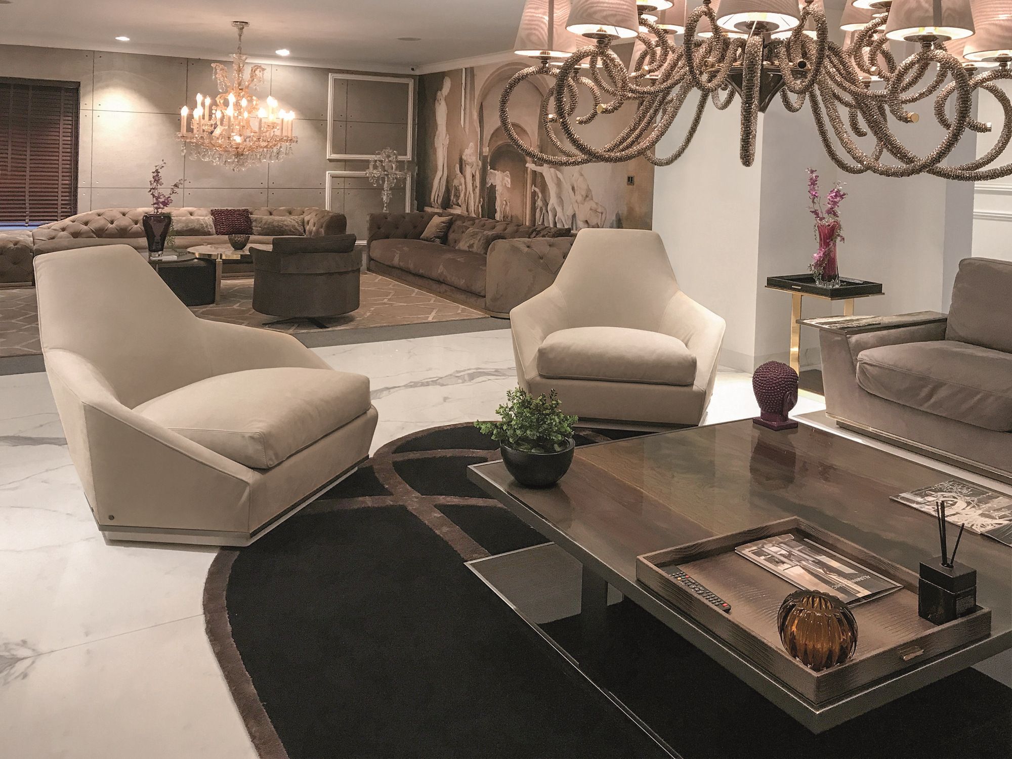 Кожаное кресло с подлокотниками Longhi Loveluxe ARCH-00078289 - Вид №3