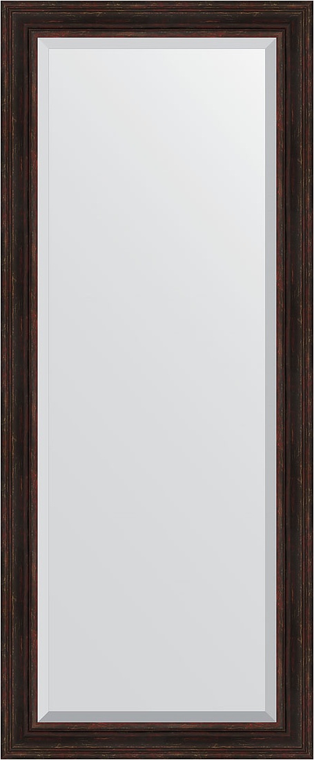 BY 6130 Зеркало напольное с фацетом в багетной раме - темный прованс 99 mm EVOFORM Exclusive floor