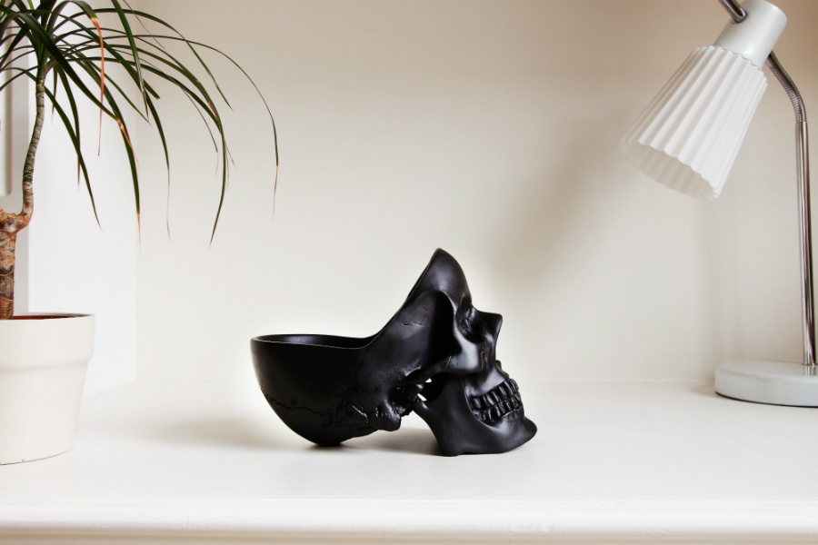 SK TIDYSKULL2 Органайзер для мелочей skull, черный Suck UK  - Вид №8