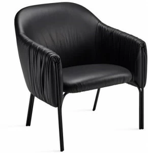 Freifrau Кожаное кресло с подлокотниками Celine