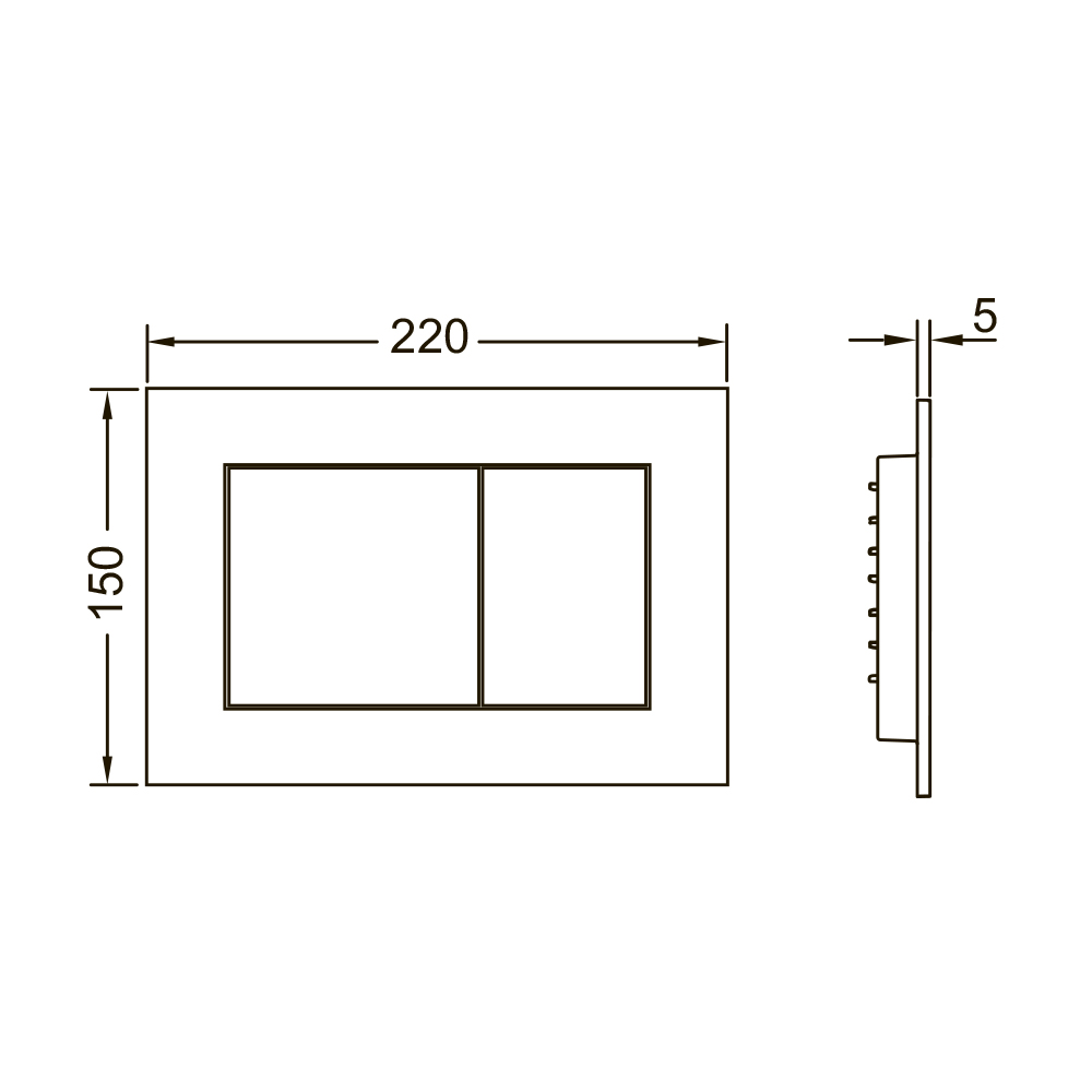 9400412.WC1 Комплекты из инсталляций, панелей смыва и унитазов ТЕСЕ V04 Tece  - Вид №5