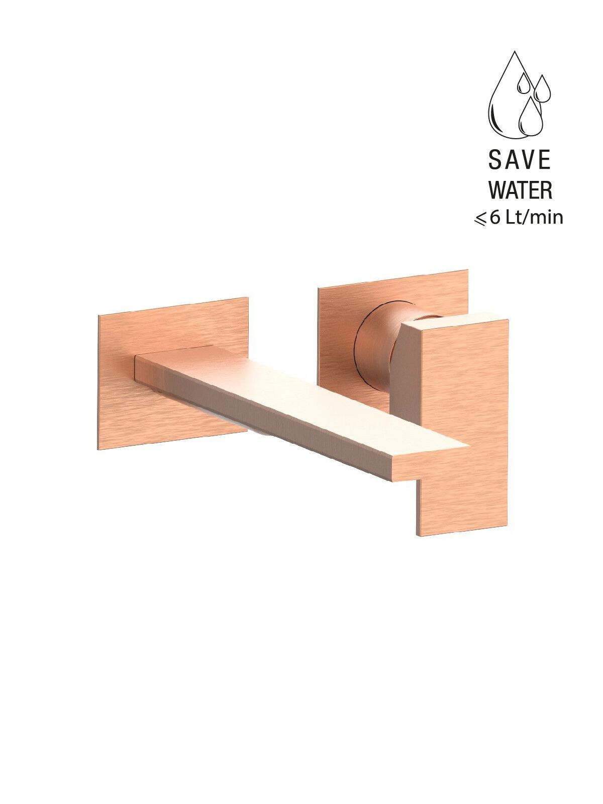 Настенный смеситель для раковины с ограничителем расхода Rubinetterie Frattini Vita Due ARCH-00078238 - Вид №43