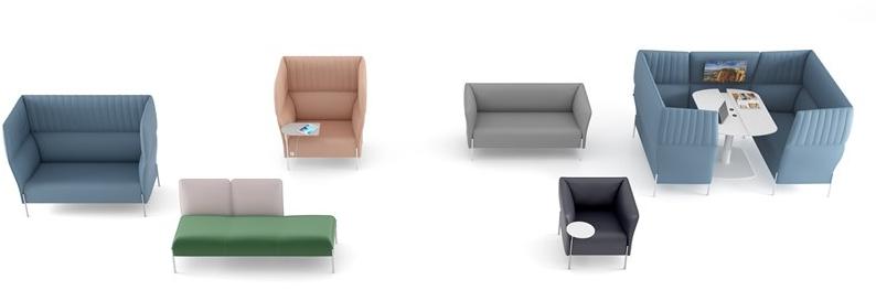 ESTEL GROUP Акустическая мультимедийная офисная будка из ткани Dolly sun-id-1372764 - Вид №3