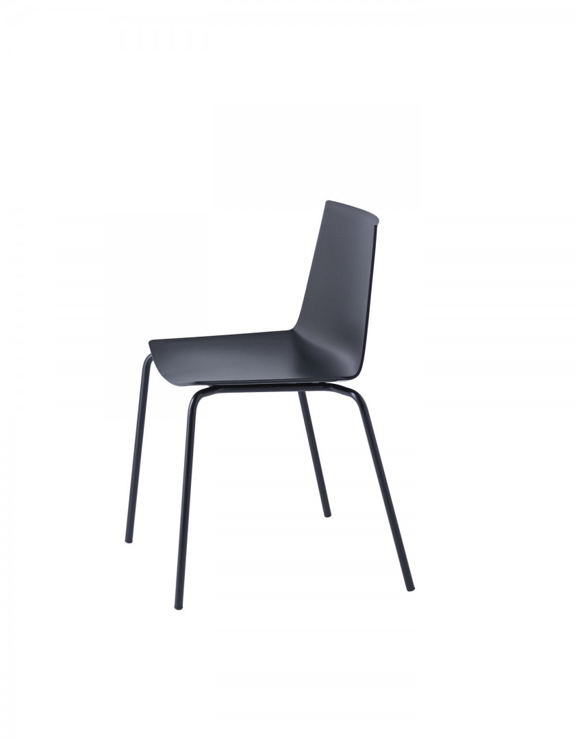 Cuba 1620 Стул со стальным каркасом, 4 ножки. Полипропиленовая оболочка. Et al. Cuba - Вид №1