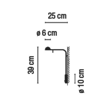 Регулируемый светодиодный настенный светильник Vibia ARCH-00114365 - Вид №10