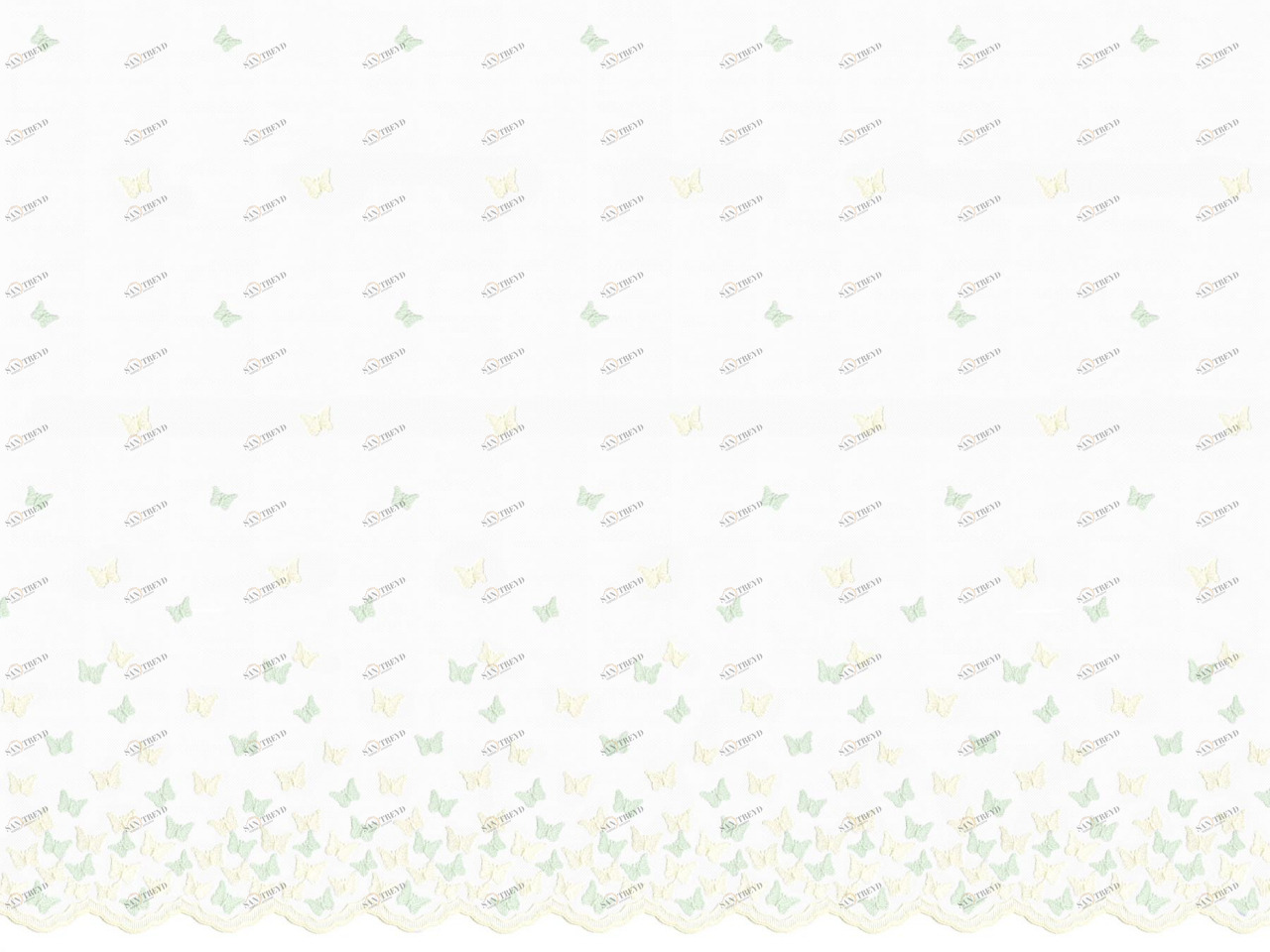 COLORISTICA 2474-50 Портьерная ткань  Тюль  Caprice Белый 