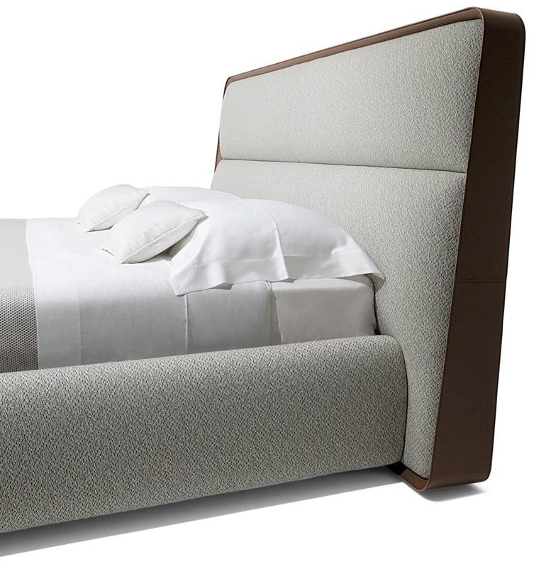 Giorgetti Двуспальная кровать с мягким изголовьем Frame sun-id-1424684 - Вид №2