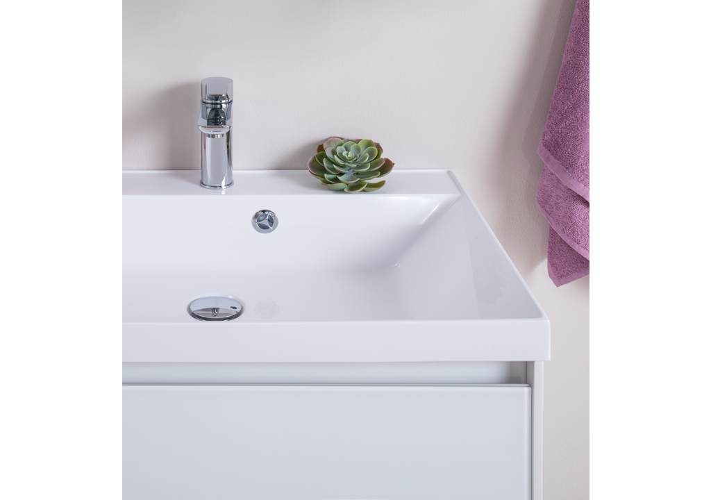 Мебель для ванной Aquanet Гласс 80 белый 00240465 - Вид №12