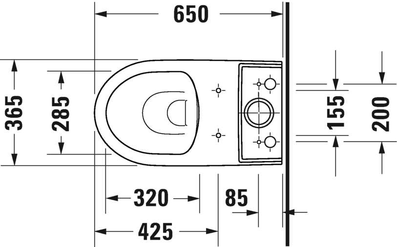 2182090000 Компакт унитаз с бачком Белый Duravit  Германия  - Вид №7