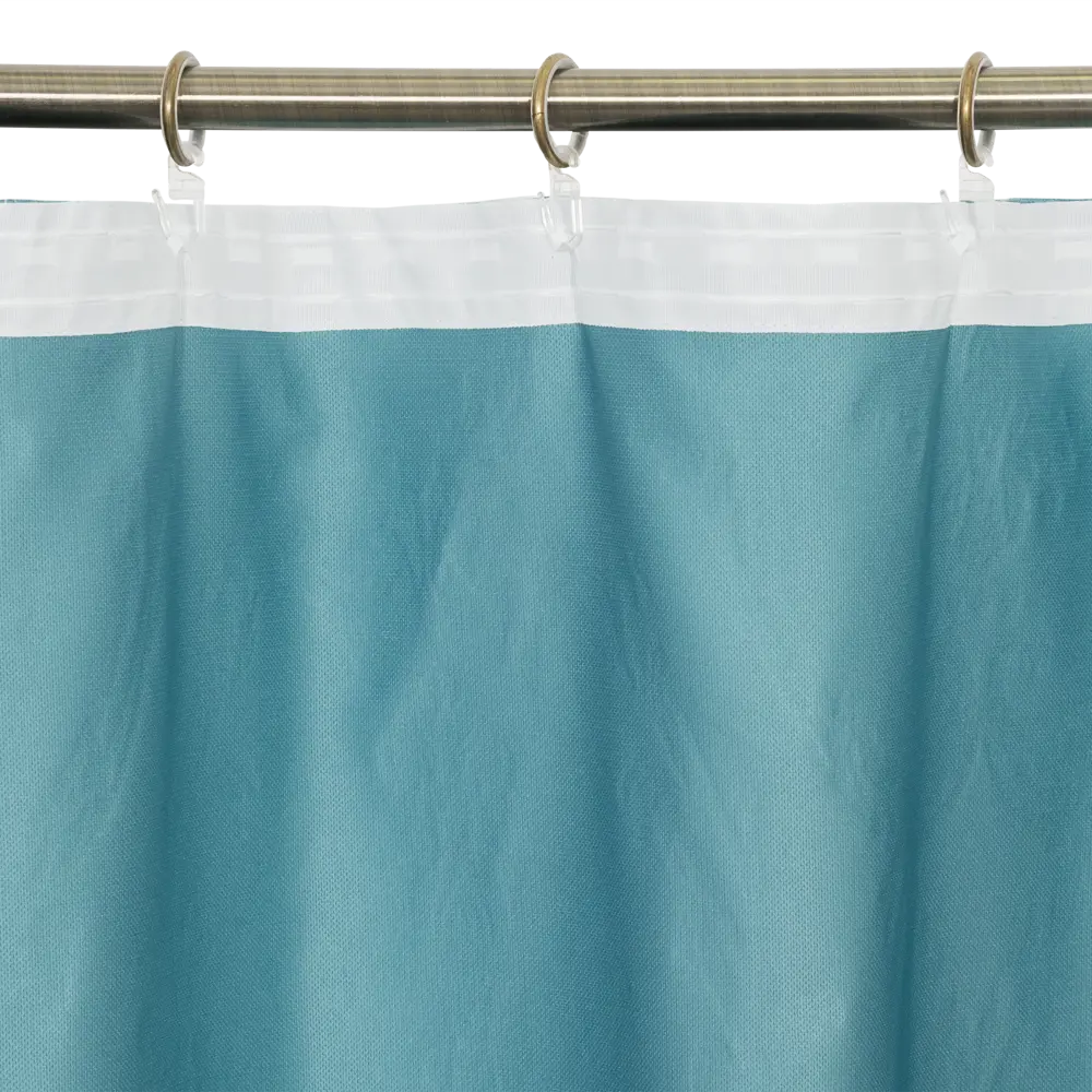 Штора на ленте «Вензель» 160x280 см цвет синий GARDEN STLM-2035552 - Вид №3