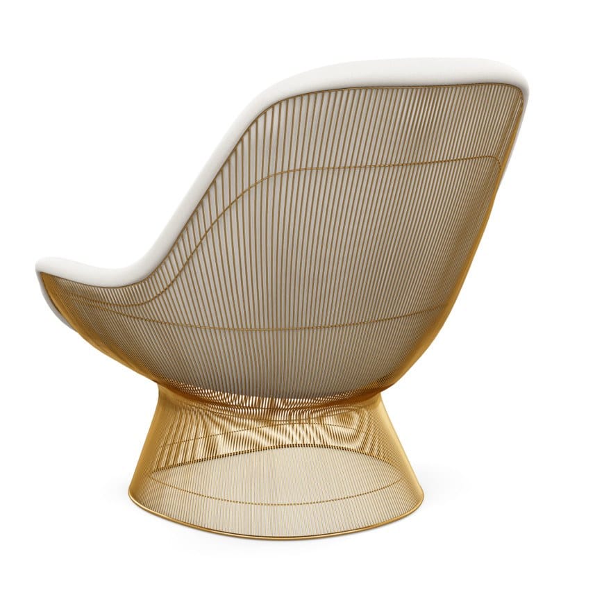 Кресло из стали и ткани с подлокотниками Knoll Platner ARCH-00015718 - Вид №6