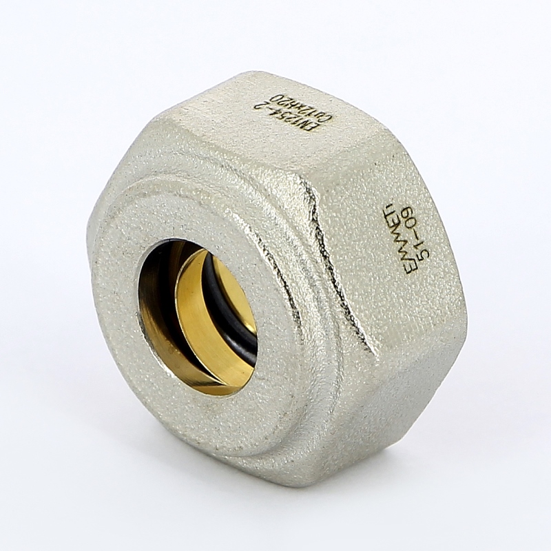 Соединитель для медной трубы обжим EMMETI 12х(М24х19) 01321412 - Вид №1