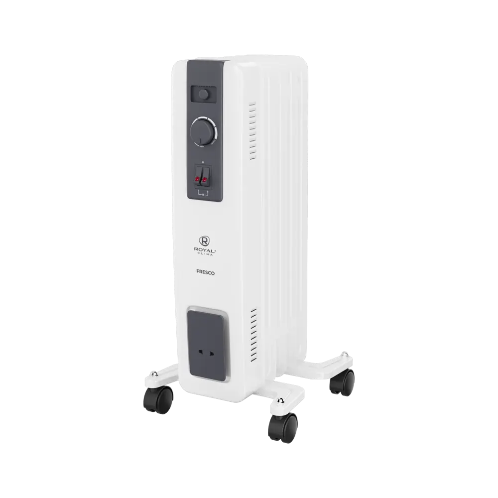 Обогреватель масляный Royal Clima FR7-1500M с механическим термостатом 1500 Вт цвет белый STLM-2103931 - Вид №1