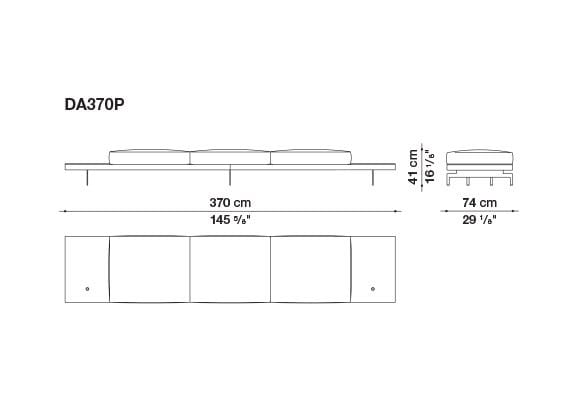 Кожаный диван B&B Italia док ARCH-00130675 - Вид №102