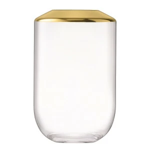 Ваза space, 25 см, золото LSA INTERNATIONAL ДИЗАЙНЕРСКИЕ 300603 Золото;прозрачный