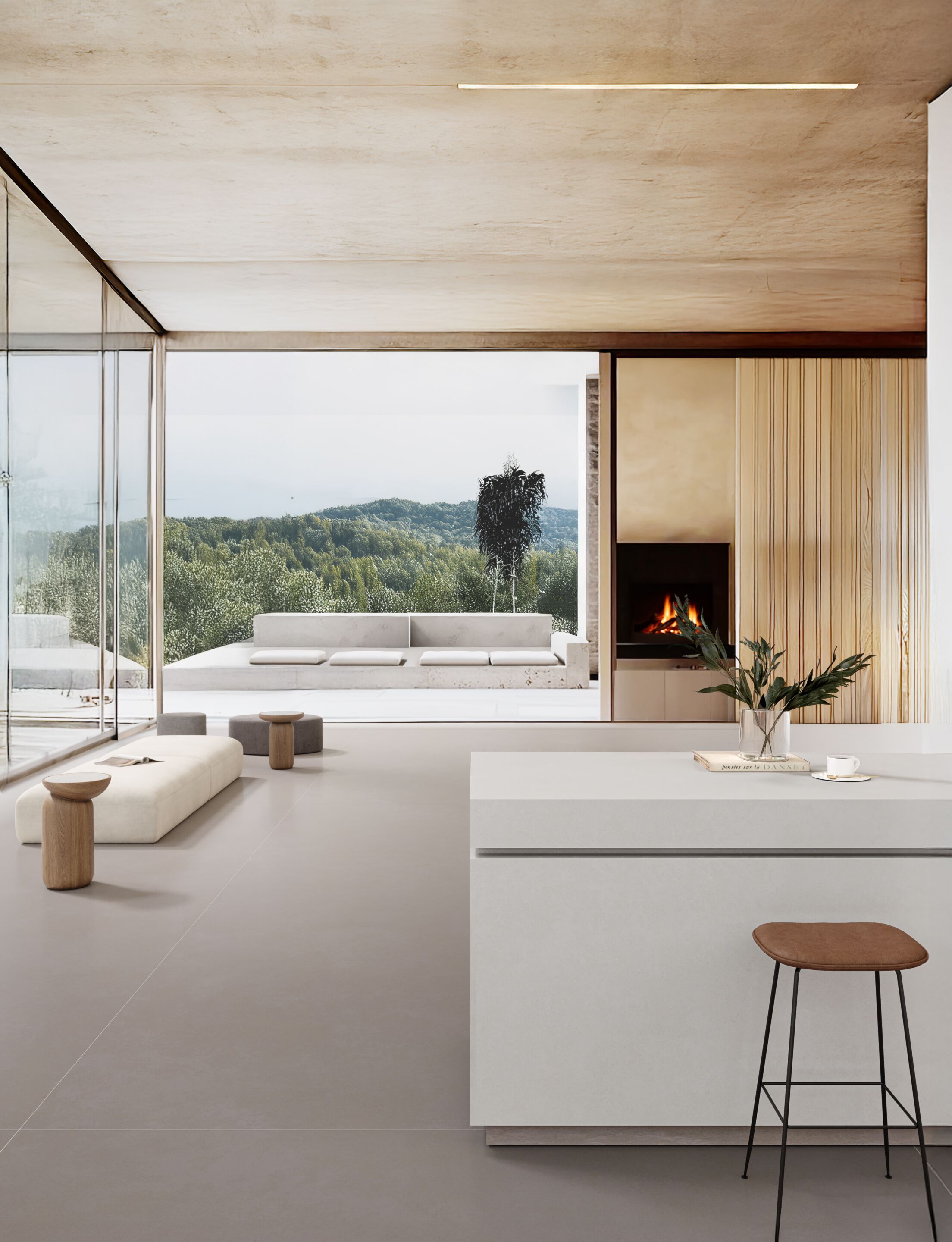 Пол / облицовка керамогранита с цементным эффектом для внутреннего и наружного применения Kaleseramik плиты ARCH-00147133 - Вид №9