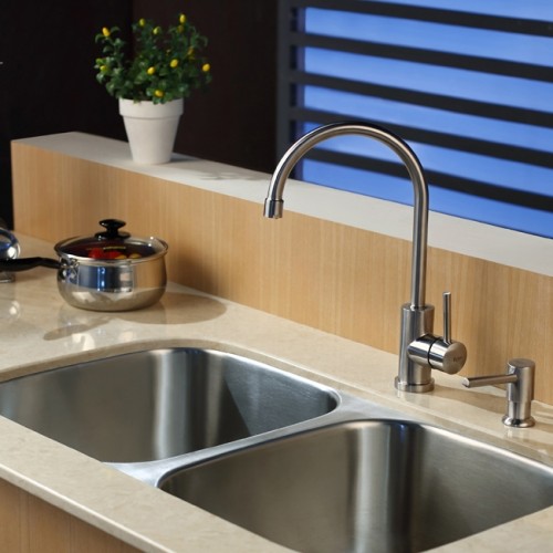 KBU22-KPF2160-SD20 Мойка кухонная прямоугольная Krausru  - Вид №6