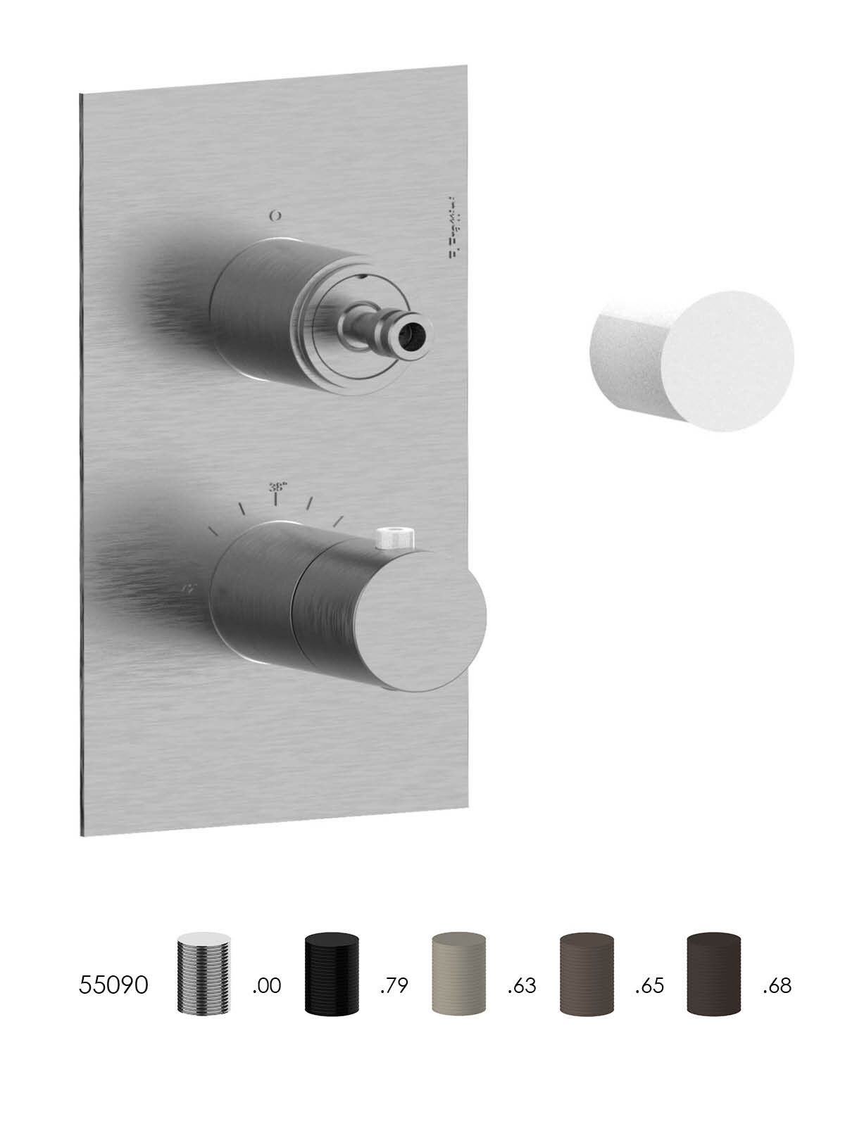 Термостатический смеситель для душа с переключателем Rubinetterie Frattini ARCH-00071669 - Вид №5