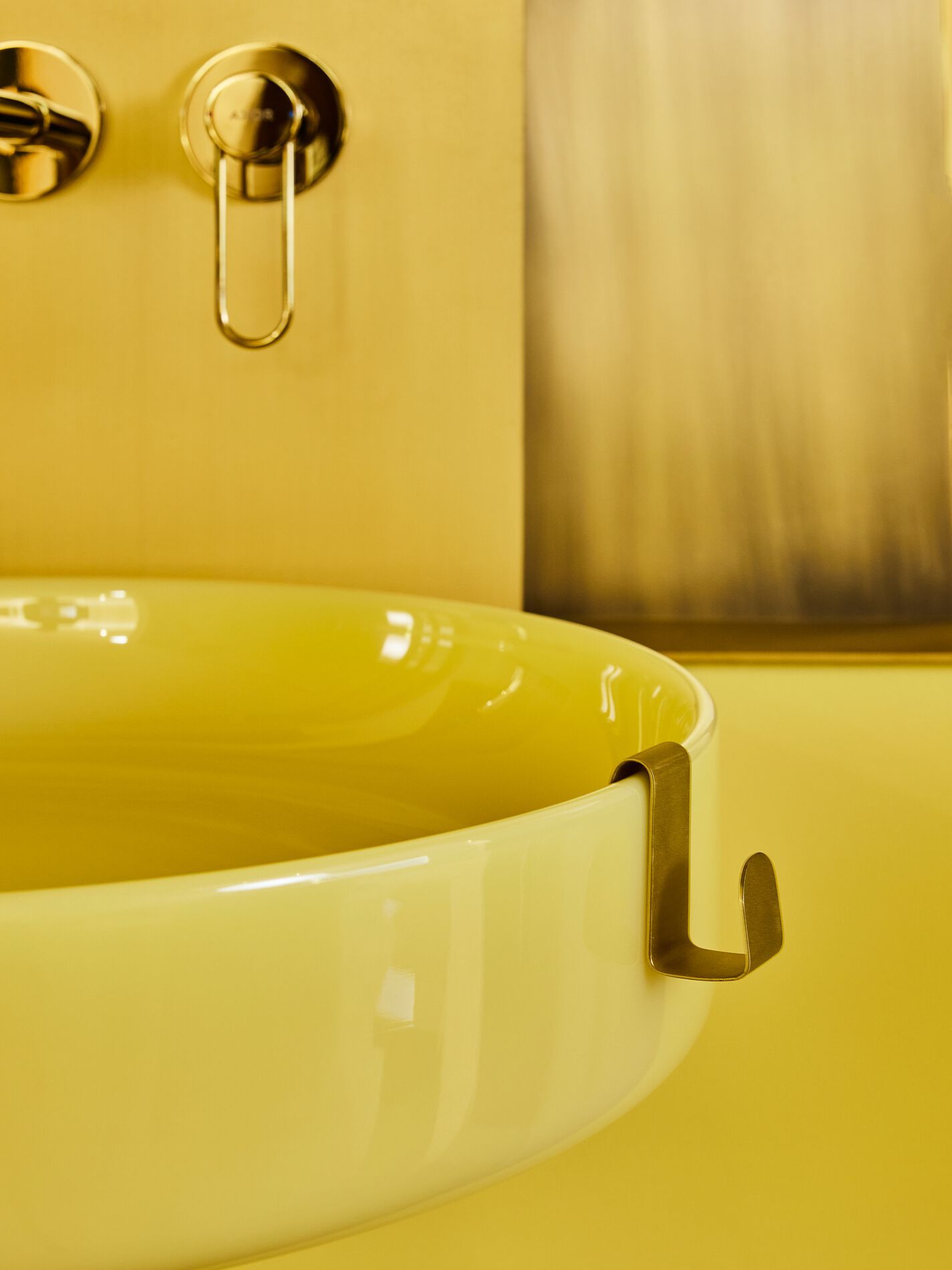 Круглый подвесной умывальник из смолы Vallvé NILO ARCH-00088540 - Вид №16