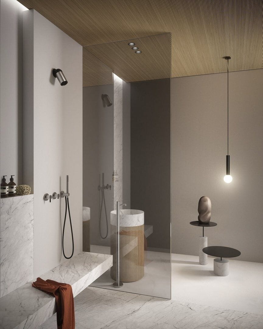 Отдельно стоящий круглый умывальник Antoniolupi RIGATINO ARCH-00044097 - Вид №1