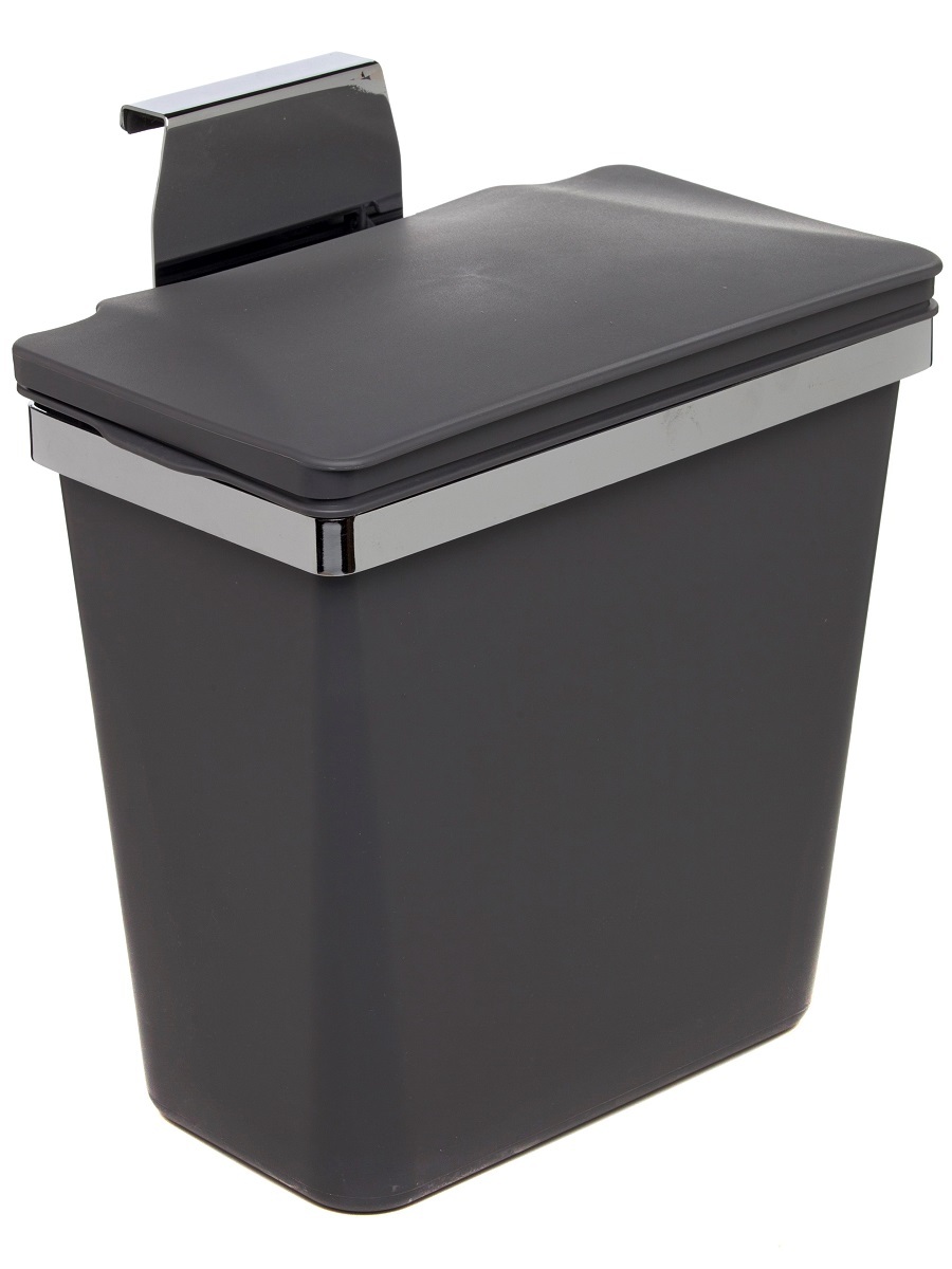 Контейнер для мусора на дверцу Zeta 11 Anthracite NAVAKO 10030