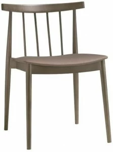 Andreu World Стул из бука, штабелируемый, со встроенной подушкой Smile Si0324