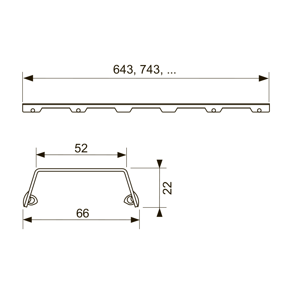 600983 Декоративные панели прямые Tece TECEdrainline - Вид №1