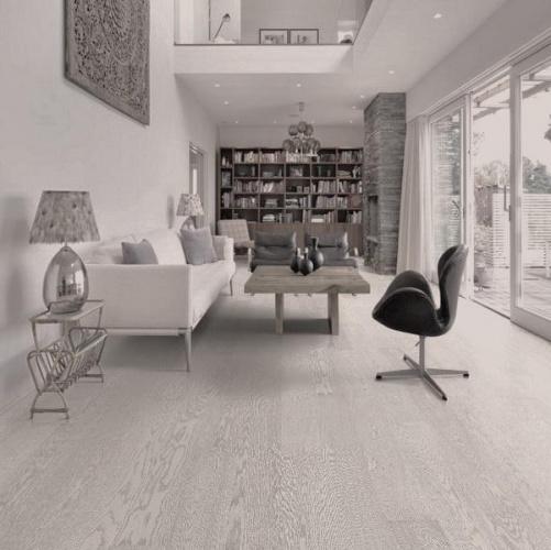 Инженерная доска Kjopmann Викинги Бьёрн Дуб Натур с брашью (Текстурированная) 1000х186 мм 1100410038 - Вид №1