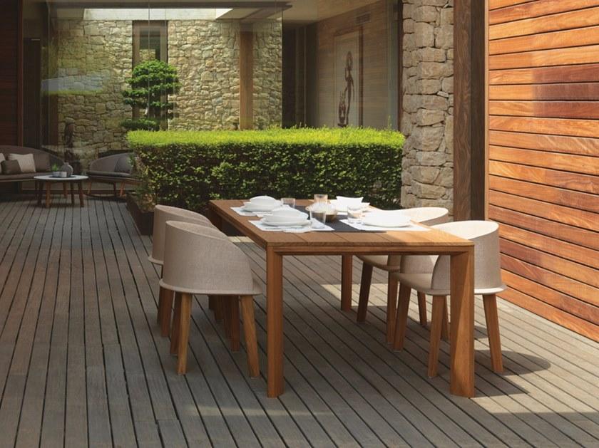 Talenti Мягкое кресло из ткани в современном стиле Cleo teak Cleppz - Вид №3